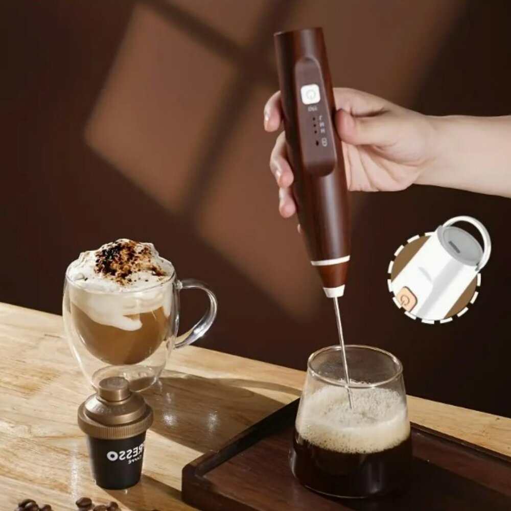 Milk Frother Handheld - Black - NWT
